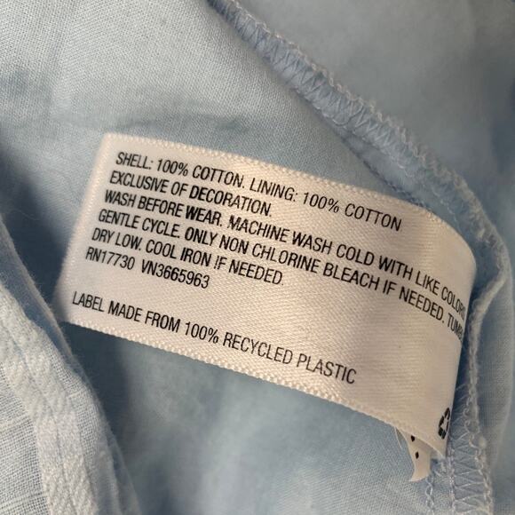 NWT New Cat & Jack Girls Medium (8) 100% Cotton Short Sleeve Square Neck Top - Picture 3 of 3